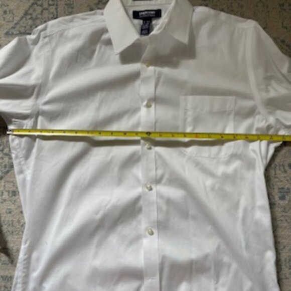 🧡3/15 NWOT Lands' End Outfitters No Iron Oxford Button Down Shirt Men's 16X33 - Picture 3 of 8